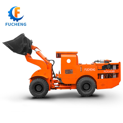 FUCHENG 0,6 m3 /0,75 yd3 Gelenk LHD Diesel unterirdischer Bergbaulader für den Bergbau
