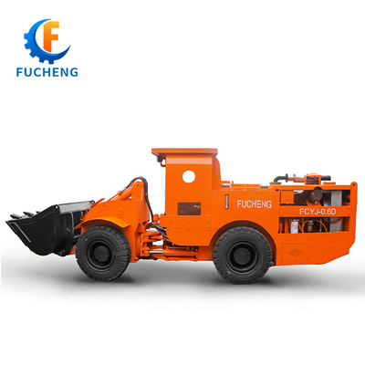 FUCHENG 0,6 m3 /0,75 yd3 Gelenk LHD Diesel unterirdischer Bergbaulader für den Bergbau