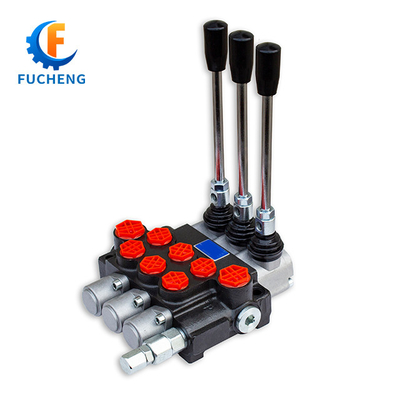 40 lpm 6 Banks Joystick Hydraulische Monoblock-Steuerventile für Frontlader und Traktoren Fucheng