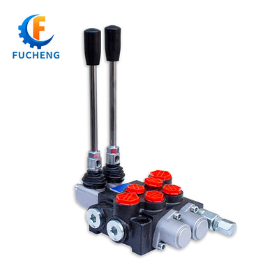 40 lpm 6 Banks Joystick Hydraulische Monoblock-Steuerventile für Frontlader und Traktoren Fucheng