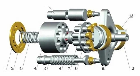 Fucheng Rexroth A10vo Serie A10VSO28DFR/31R PPA12N00 Hubraum 280cm3 Kolbenpumpe