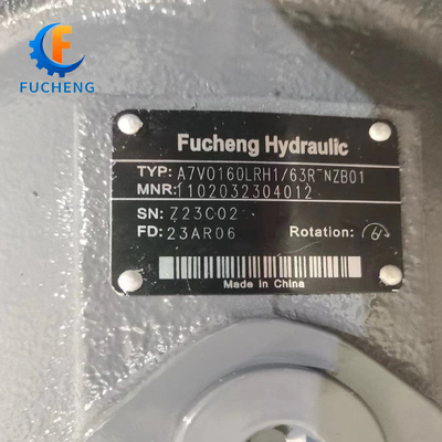 180cm3 Hubraum Rexroth Hydraulischer Drehmotor A7VO55DR/63R-VZB01 mit Verbrauch