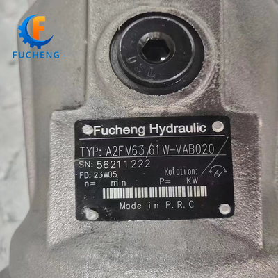 3000 RPM Standardverlagerung Rexroth A2FM80/61W-VAB-020 Hydraulikmotor für Fucheng